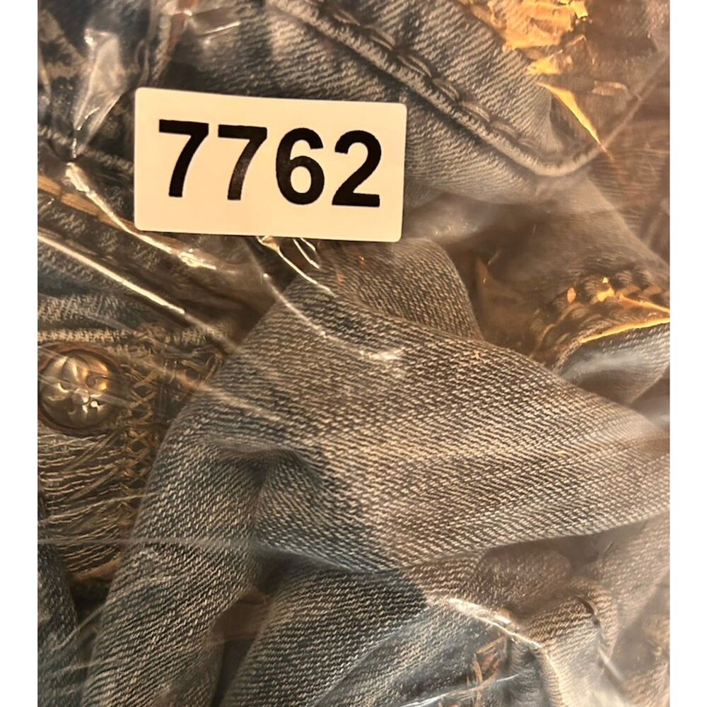 Rock Revival Jeans Mens Sz 32x30 Blue Denim Rigny Relaxed Straight Faded Patches - Picture 11 of 11